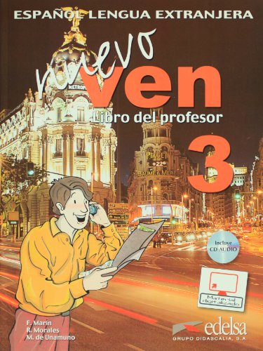 Nuevo Ven 3 Libro del profesor + CD audio GRATUITA