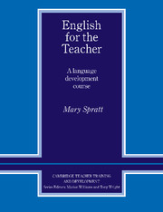 English for the Teacher: A Language Development Course