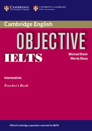 Objective IELTS Intermediate Teacher`s Book
