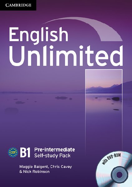English Unlimited Pre-intermediate Self-study Pack (WB with DVD-ROM)
