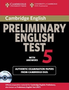 Cambridge PET 5 Self-study Pack
