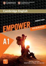 Cambridge English Empower A1 Starter SB with Online Assessment and Practice, and Online WB