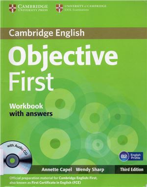 Objective First Fourth edition WB with answers with Audio CD