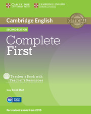 Complete First Second edition Teacher's Book with Teacher's Resources CD-ROM