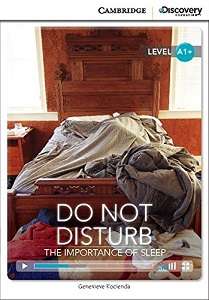 CDIR A1+ Do Not Disturb: The Importance of Sleep (Book with Online Access)