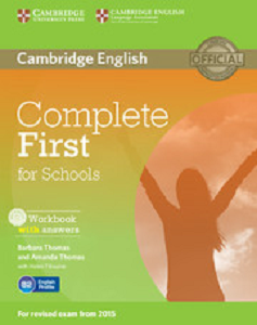 Complete First for Schools WB with answers with Audio CD