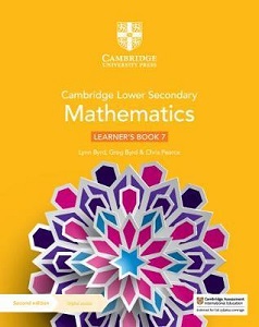 Cambridge Lower Secondary Mathematics 2nd Ed 7 Learner's Book with Digital Access (1 Year)