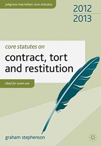Core Statutes on Commercial and Consumer Law 2012-2013