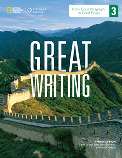 Great Writing 3rd Edition 3 SB with Online WB Sticker CODE