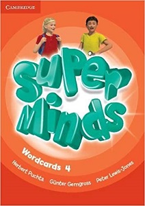 Super Minds 4 Wordcards (Pack of 89)