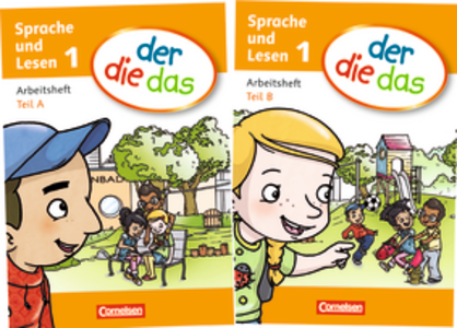der die das - 1 Arbeitsheft  A/B, 2 Hefte