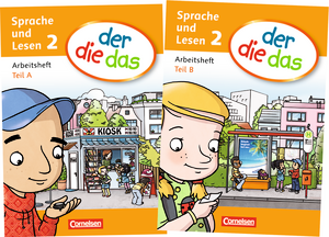der die das - 2 Arbeitsheft  A/B, 2 Hefte