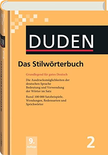 Duden  2. Das Stilworterbuch