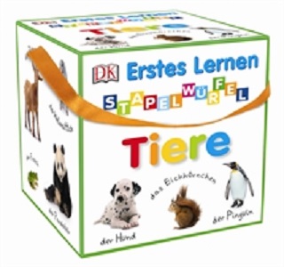 Erstes Lernen: Stapelwürfel Tiere (BOX)