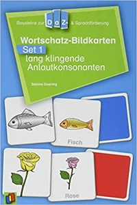 Wortschatz-Bildkarten - Set 1 lang klingende Anlautkonsonanten