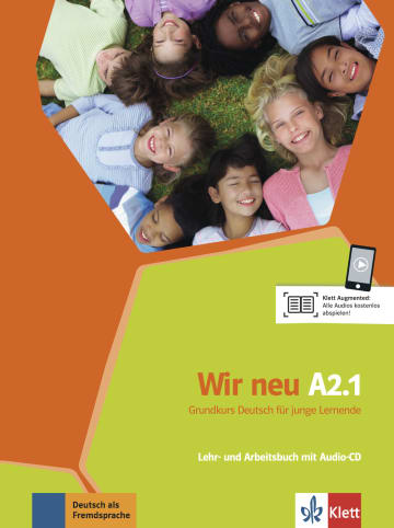 WIR neu A2.1 Lehr- und Arbeitsbuch mit Audios online / Підручник та зошит учня з онлайн-аудіо