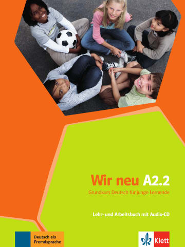 WIR neu A2.2 Lehr- und Arbeitsbuch mit Audios online / Підручник та зошит учня з онлайн-аудіо