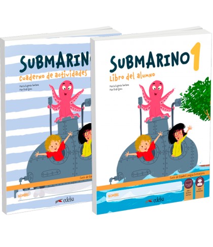Submarino 1 Pack: Libro del alumno + Cuaderno de ejercicios + Audio descargable