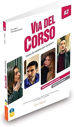 Via Del Corso A2 Libro dello professore ed esercizi CD audio (2) + DVD
