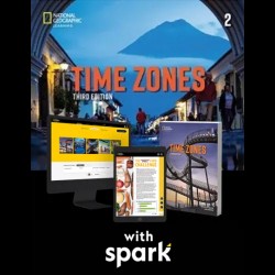 Time Zones 3E Level 2 Spark Platfrom, Instant Access (код доступу)
