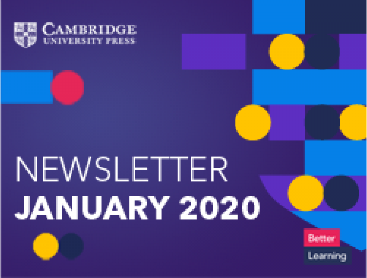 NEWSLETTER CAMBRIDGE UNIVERSITY PRESS (JANUARY 2020)