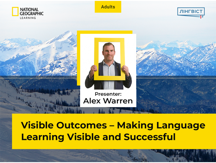 Вебінар від Alex Warren «Visible Outcomes – Making Language Learning Visible and Successful»
