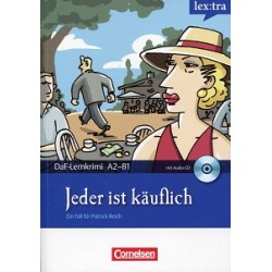 DaF-Krimis:Jeder ist kauflich A2/B1 mit Audio CD