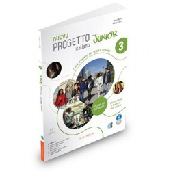 Progetto Italiano Junior Nuovo 3 Libro & Quaderno dell’insegnante + CD audio + DVD