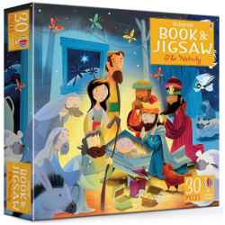 Usborne Book and Jigsaw The Nativity