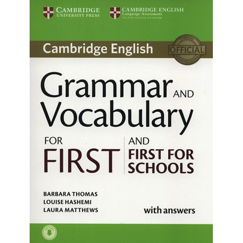 Cambridge Grammar and Vocabulary for First and First for Schools with answers and Downloadable Au
