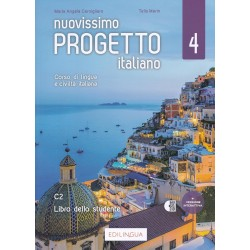 Progetto Italiano Nuovissimo 4 (C2) Libro dello studente + audio (QR code)
