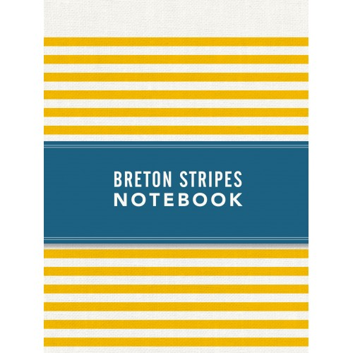 Notebook Breton Stripes Sunny Yellow
