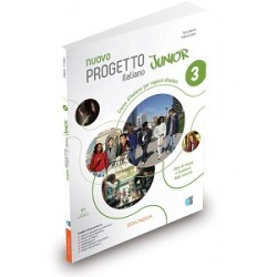 Progetto Italiano Junior Nuovo 3 Libro & Quaderno + audio + video (QR code)