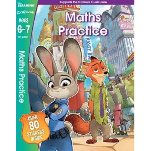 Disney Learning: Zootropolis. Maths Practice. Ages 6-7