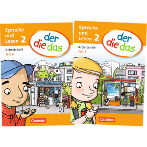der die das - 2 Arbeitsheft  A/B, 2 Hefte