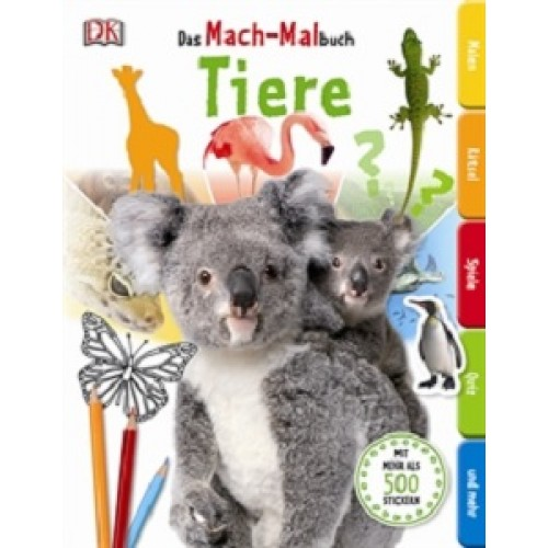 Das Mach-Malbuch: Tiere