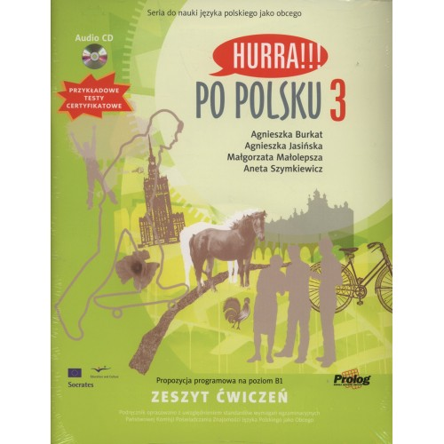 Hurra!!! Po Polsku 3 - Zeszyt cwiczen + CD 