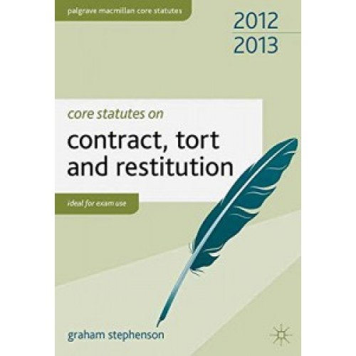 Core Statutes on Commercial and Consumer Law 2012-2013