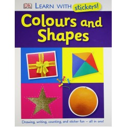 Learn with Stickers! Colours and Shapes [Paperback]