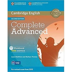 Complete Advanced Second edition Workbook with answers with Audio CD