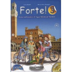 Forte! 3 (A2) Libro dello studente ed esercizi + CD audio
