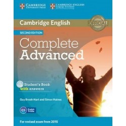 Complete Advanced Second edition Student's Book with answers with CD-ROM