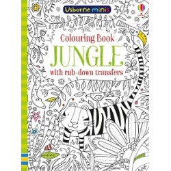 Minis: Colouring Book Jungle with Rub Downs