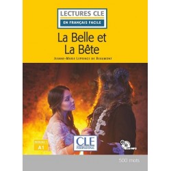 LCFA1/500 mots La Belle et la bête Livre + CD