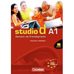 Studio d  A1 Whiteboardmaterial auf DVD-ROM Interaktive Tafelbilder Einzellizenz