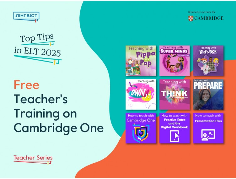 Free Teacher’s Training on Cambridge One