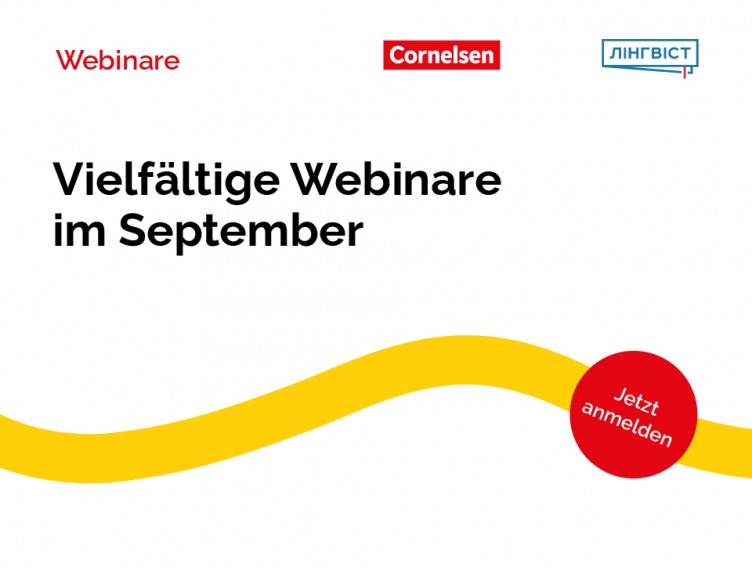 Vielfältige Webinare im  September