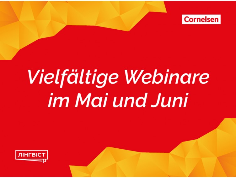 Vielfältige Webinare im Mai und Juni