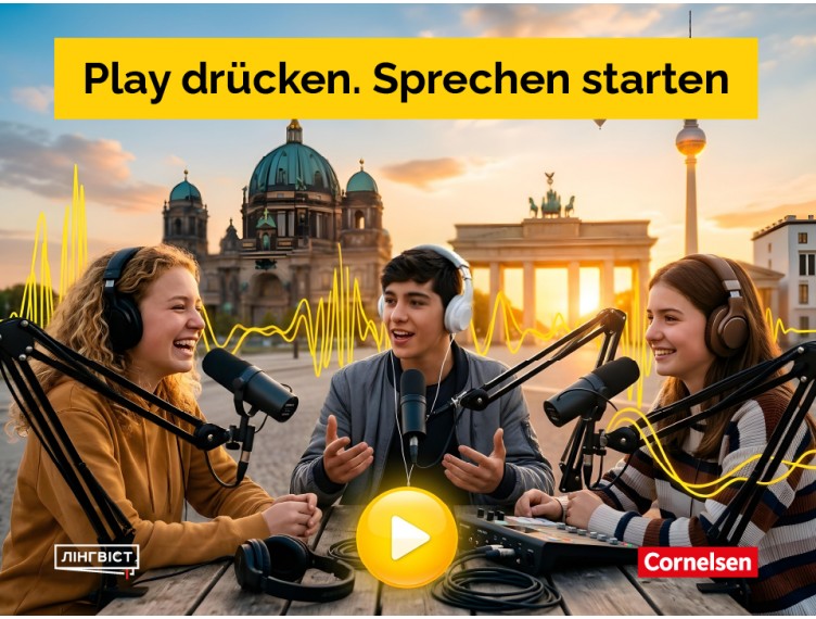 Play drücken. Sprechen starten