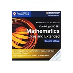 Cambridge IGCSE Mathematics Core and Extended Cambridge Elevate Teacher's Resource Access Card